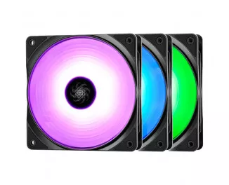 Кулер для корпуса DeepCool RF120-3 IN 1 (DP-FRGB-RF120-3C)