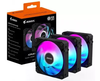 Кулер для корпуса Gigabyte AORUS EZ CHAIN FAN 120 3-Pack (GP-ECFAN1203)