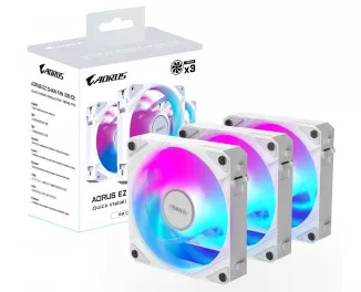 Кулер для корпуса Gigabyte AORUS EZ CHAIN FAN 120 ICE 3-Pack (GP-ECFAN1203 ICE)