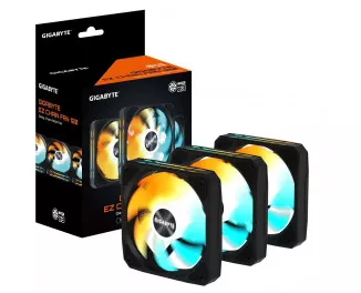 Кулер для корпуса Gigabyte EZ CHAIN FAN 120 3-Pack (GP-GBT EZFAN1203)