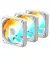 Кулер для корпуса Gigabyte EZ CHAIN FAN 120 ICE 3-Pack (GP-GBT EZFAN1203 ICE)