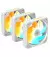 Кулер для корпуса Gigabyte EZ CHAIN FAN 120 ICE 3-Pack (GP-GBT EZFAN1203 ICE)