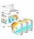 Кулер для корпуса Gigabyte EZ CHAIN FAN 120 ICE 3-Pack (GP-GBT EZFAN1203 ICE)