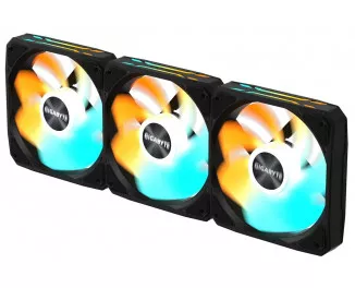 Кулер для корпуса Gigabyte EZ CHAIN RVS FAN 120 3-Pack (GP-GBT EZRVSFAN1203)