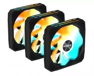 Кулер для корпуса Gigabyte EZ CHAIN RVS FAN 120 3-Pack (GP-GBT EZRVSFAN1203)