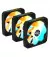 Кулер для корпуса Gigabyte EZ CHAIN RVS FAN 120 3-Pack (GP-GBT EZRVSFAN1203)