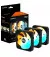 Кулер для корпуса Gigabyte EZ CHAIN RVS FAN 120 3-Pack (GP-GBT EZRVSFAN1203)