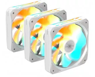 Кулер для корпуса Gigabyte EZ CHAIN RVS FAN 120 ICE 3-Pack (GP-GBT EZRVSFAN1203 ICE)