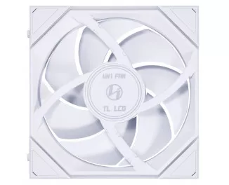 Кулер для корпуса Lian Li Reverse TL LCD 140-1 White (G99.14RTLLCD1W.00)