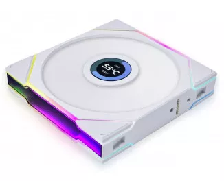 Кулер для корпуса Lian Li Reverse TL LCD 140-1 White (G99.14RTLLCD1W.00)