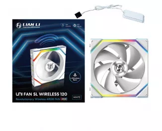 Кулер для корпуса Lian Li Uni Fan SL WIRELESS 120-1 White (G99.12SL1W1W.00)