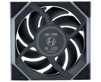 Кулер для корпусу Lian Li Uni Fan SL WIRELESS LCD Reverse 120-1 (G99.12RSLLCD1W1B.00)