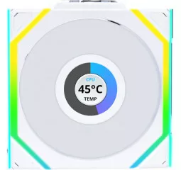 Кулер для корпуса Lian Li Uni Fan SL WIRELESS LCD Reverse 120-1 (G99.12RSLLCD1W1W.00)