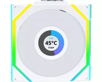 Кулер для корпуса Lian Li Uni Fan SL WIRELESS LCD Reverse 120-1 (G99.12RSLLCD1W1W.00)