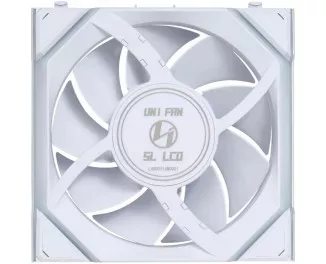Кулер для корпуса Lian Li Uni Fan SL WIRELESS LCD Reverse 120-1 (G99.12RSLLCD1W1W.00)