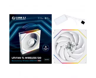 Кулер для корпуса Lian Li Uni Fan TL WIRELESS 120-1 White (G99.12TL1W1W.00)