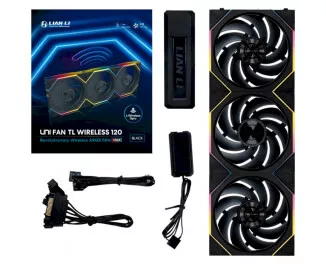 Кулер для корпуса Lian Li Uni Fan TL WIRELESS 120-3 Black (G99.12TL1W3B.00)