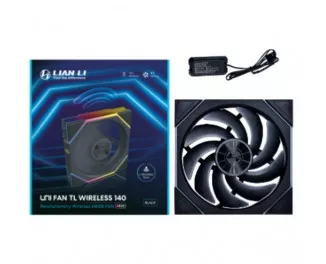 Кулер для корпусу Lian Li Uni Fan TL WIRELESS Reverse 140-1 Black (G99.14RTL1W1B.00)