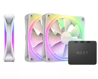 Кулер для корпуса NZXT F120 RGB Duo Triple Pack White (RF-D12TF-W1)