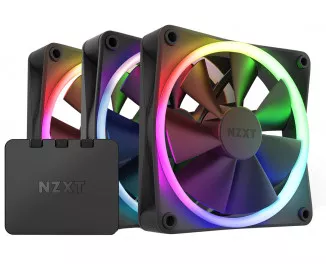 Кулер для корпуса NZXT F120 RGB Triple Pack Black (RF-R12TF-B1)