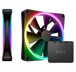 Кулер для корпуса NZXT F140 RGB Duo Twin Pack (RF-D14DF-B1)