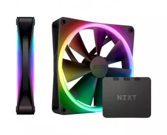 Кулер для корпуса NZXT F140 RGB Duo Twin Pack (RF-D14DF-B1)