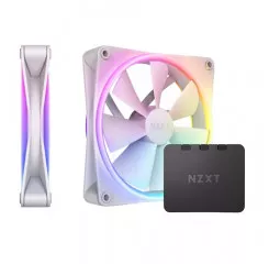 Кулер для корпуса NZXT F140 RGB Duo Twin Pack White (RF-D14DF-W1)