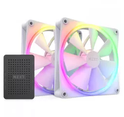 Кулер для корпуса NZXT F140 RGB Twin Pack White (RF-R14DF-W1)