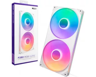 Кулер для корпуса NZXT F280 RGB Core White (RF-U28HF-W1)
