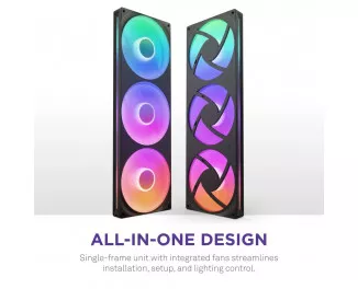 Кулер для корпусу NZXT F420 RGB Core Black (RF-U42HF-B1)