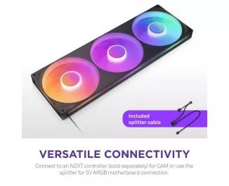 Кулер для корпусу NZXT F420 RGB Core Black (RF-U42HF-B1)