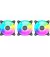 Кулер для корпуса PcCOOLER для корпусу F3 T120 ARGB 3 in 1 Black