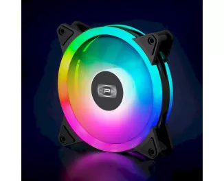 Кулер для корпуса PcCOOLER для корпусу F3 T120 ARGB 3 in 1 Black