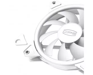 Кулер для корпуса PcCOOLER для корпусу F3 T120 ARGB 3 in 1 White
