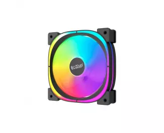 Кулер для корпуса PcCOOLER EF120 ARGB Black (F3-L120BKAM1-GL)