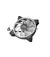 Кулер для корпуса PcCOOLER F3 T120 ARGB Black