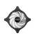 Кулер для корпуса PcCOOLER FX-120-3 Black (FX1203-BKRN1-GL)