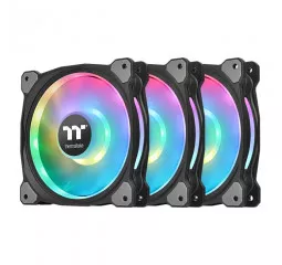 Кулер для корпуса ThermalTake Riing Duo 12 RGB Radiator Fan TT Premium Edition 3-Pack (CL-F073-PL12SW-A)