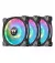 Кулер для корпуса ThermalTake Riing Duo 12 RGB Radiator Fan TT Premium Edition 3-Pack (CL-F073-PL12SW-A)
