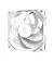 Кулер для корпусу Zalman AF120R ARGB White (ZM-AF120RARGBWHITE)