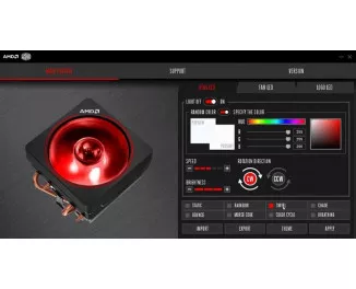 Кулер для процессора AMD Wraith Prism LED RGB Cooler Fan (712-000075 Rev A)