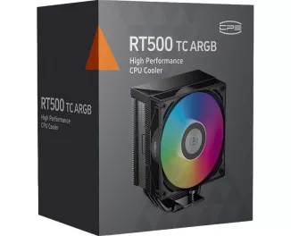 Кулер для процессора PсCOOLER RT500 TC ARGB BK
