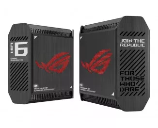 Маршрутизатор ASUS ROG Rapture Gaming Mesh System GT6 (2PK black)