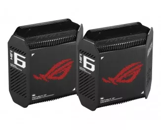 Маршрутизатор ASUS ROG Rapture Gaming Mesh System GT6 (2PK black)