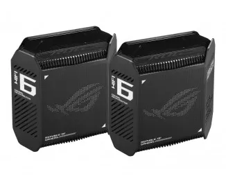 Маршрутизатор ASUS ROG Rapture Gaming Mesh System GT6 (2PK black)