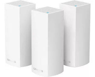 Маршрутизатор LinkSys Velop Tri-Band Intelligent Mesh WiFi 5 System 3-Pack (WHW0303)