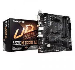 Материнская плата Gigabyte A520M DS3H AC (rev. 1.x)