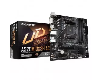Материнская плата Gigabyte A520M DS3H AC (rev. 1.x)