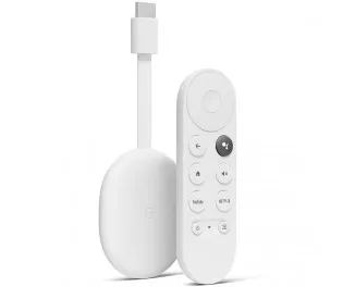 Медиаплеер Google Chromecast 4K with Google TV Snow (GA01919)