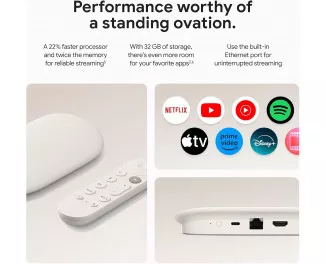 Медиаплеер Google TV Streamer 4K Porcelain (GA05662-US)